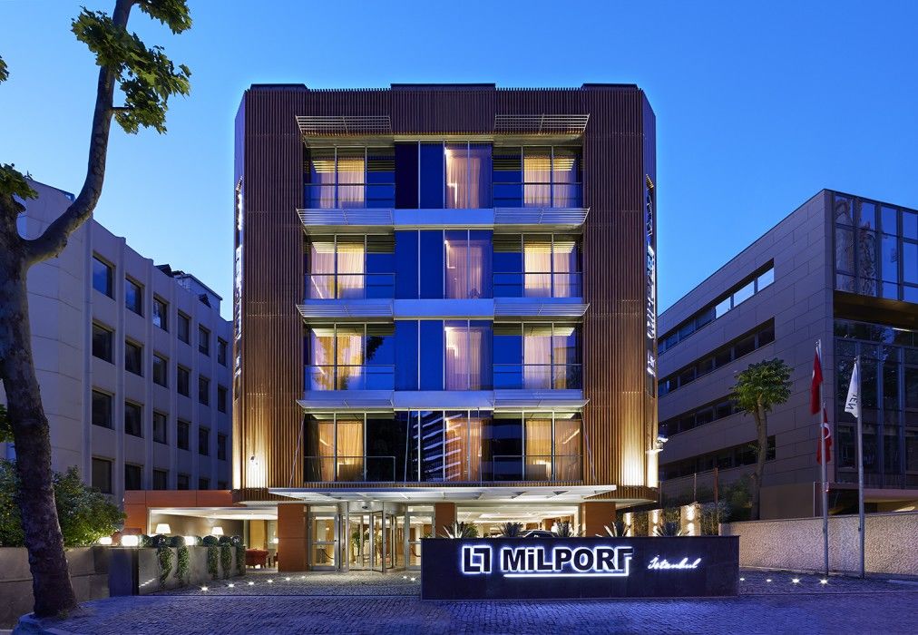 Milport Hotel Levent Estambul Exterior foto