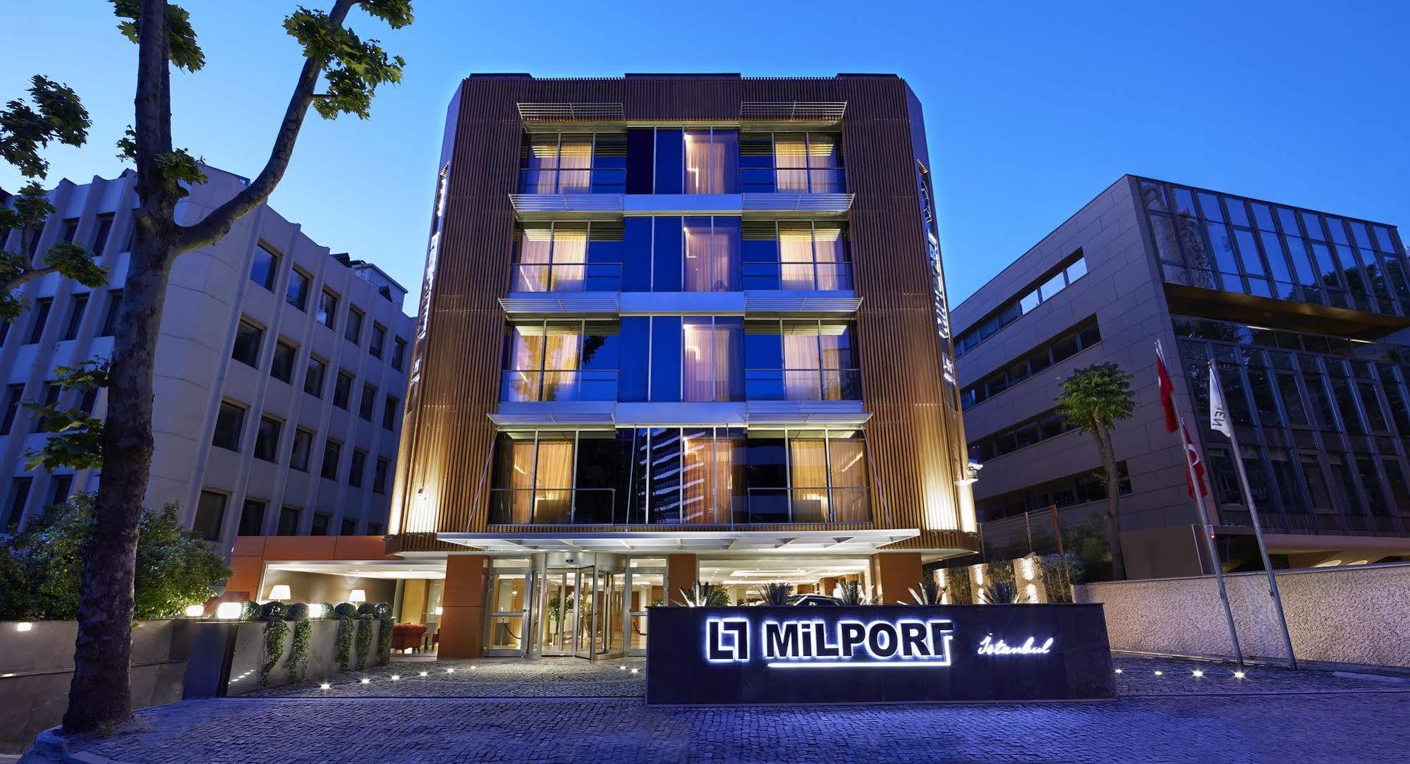 Milport Hotel Levent Estambul Exterior foto